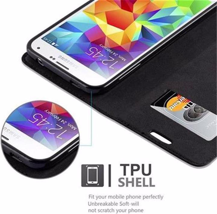 Produktbild Cadorabo Book Invisible Magnet Cover (Samsung Galaxy S5, Samsung Galaxy S5 Neo)