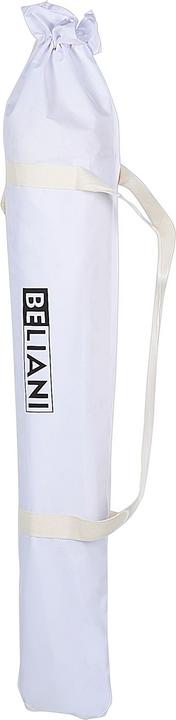 Immagine prodotto Beliani Ombrellone ⌀ 150 cm bianco con mantovana MONDELLO (1.50 m)