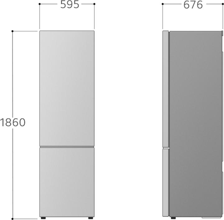 Actual product image LG GBG5160CEV