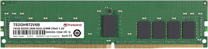 Produktbild Transcend 16GB DDR4 2666 Registered DIMM 2Rx8 1Gx8 CL19 1.2V (2 x 8GB, 2666 MHz, DDR4-RAM, DIMM)