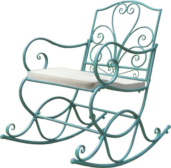 Actual product image Swisshandel24 Cushion for rocking chair, rocking chair cushion seat cushion, cream