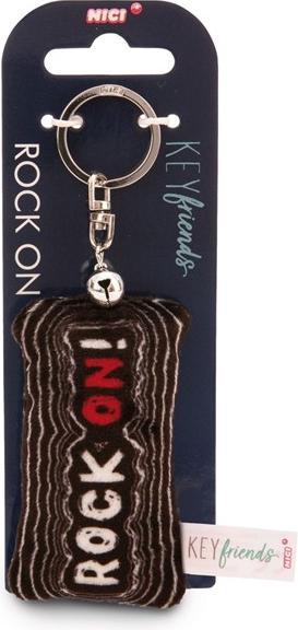 Produktbild Magni NICI Schlüsselanhänger Mini Plüschkissen Rock on! mit Glöckchen 8cm