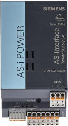 Produktbild Siemens Netzteil ASI 3RX950 Serie 120/230Vac 5A