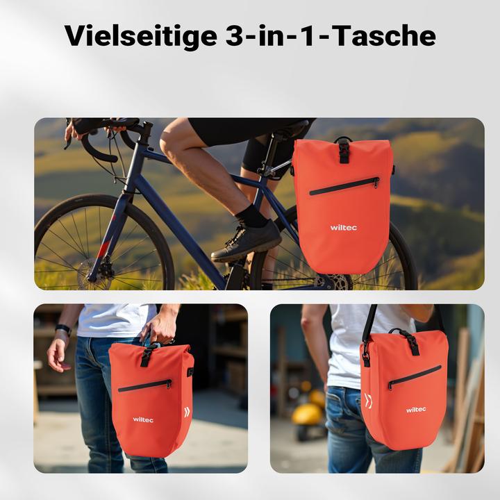 Produktbild Wiltec Gepäckträgertasche (28 l, Gepäckträgertasche)