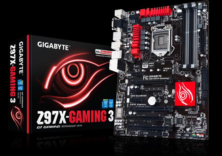 Produktbild Gigabyte GA-Z97X-Gaming 3 (LGA 1150, Intel Z97, ATX)