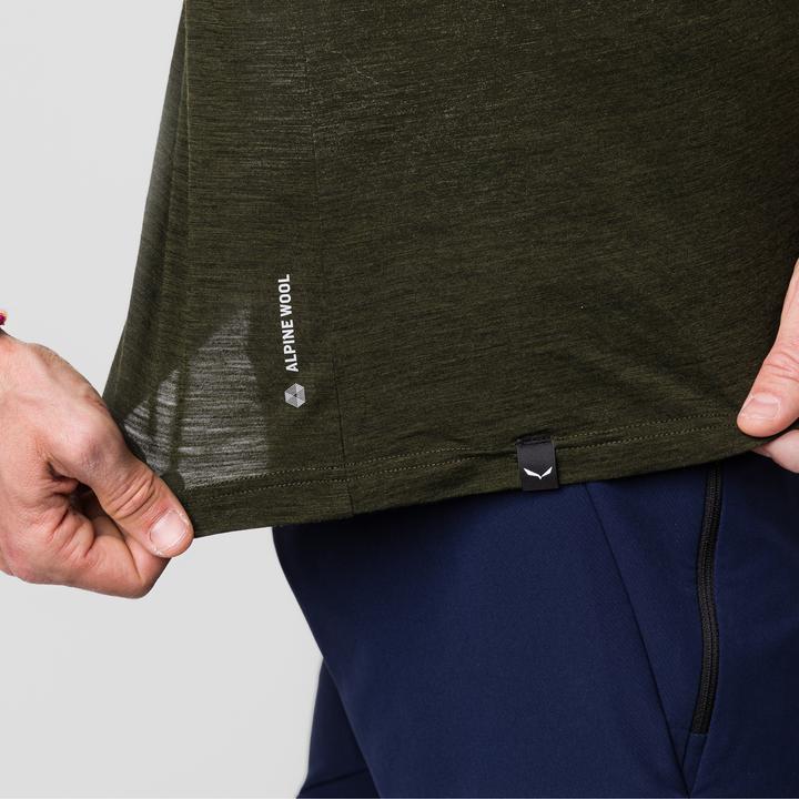 Actual product image Salewa Eagle Minilogo Merino T-Shirt (48)