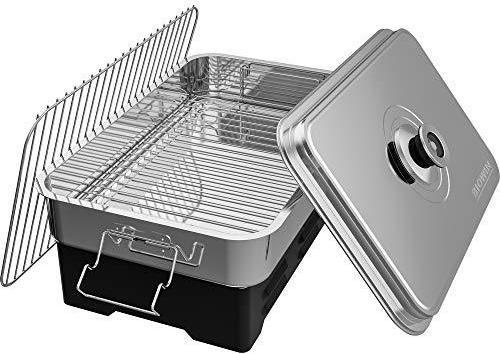 Produktbild Browin Deluxe Edelstahl Tischräucherofen