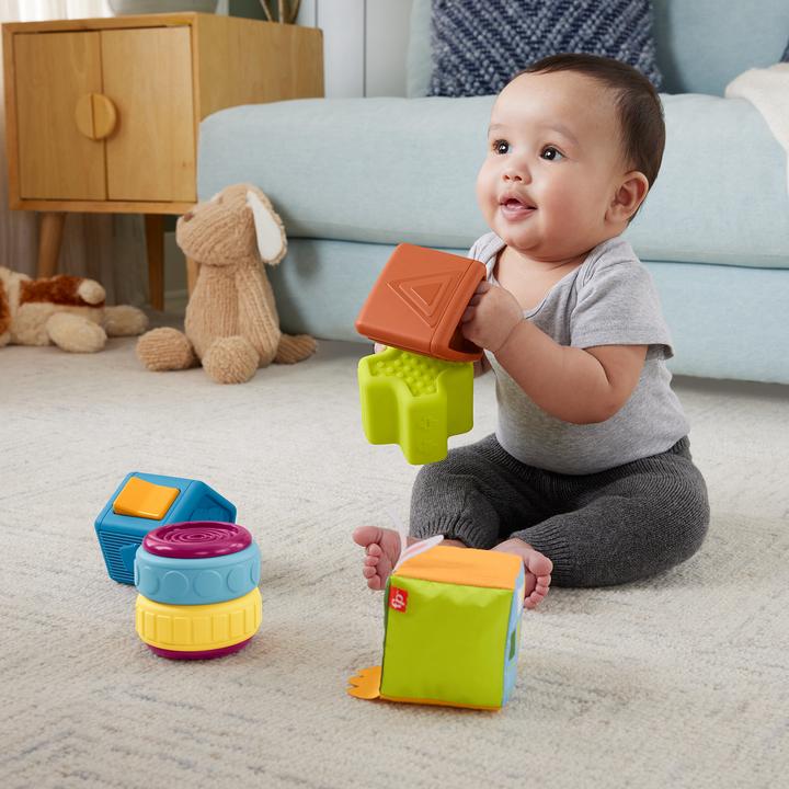 Actual product image Fisher-Price Baby toy Busy Activity Sensory Blocks