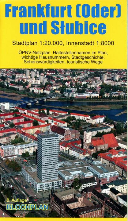 Produktbild Bloch:Stadtplan Frankfurt(Oder) Slubice