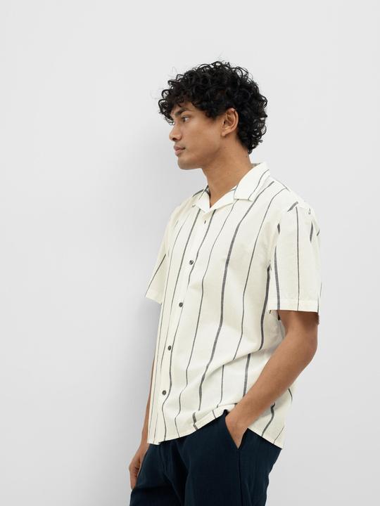 Actual product image Slhrelaxnew-Linen Shirt Ss Resort (XXL)