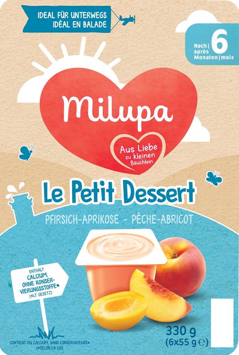 Produktbild Milupa Le Petit Dessert Pfirsich-Aprikose (330 g)