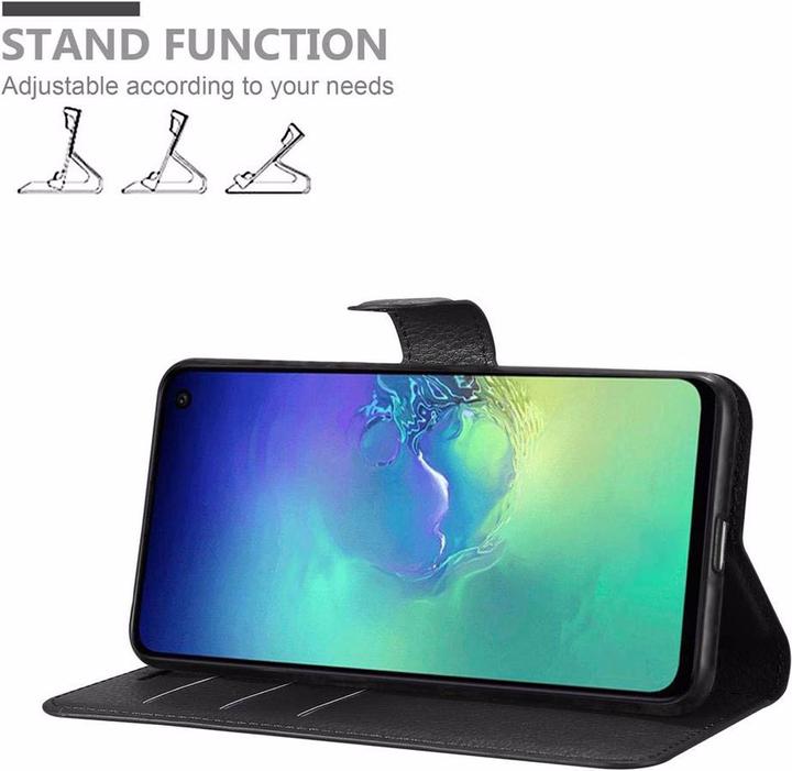 Actual product image Cadorabo Book with stand function cover (Samsung Galaxy S10e)