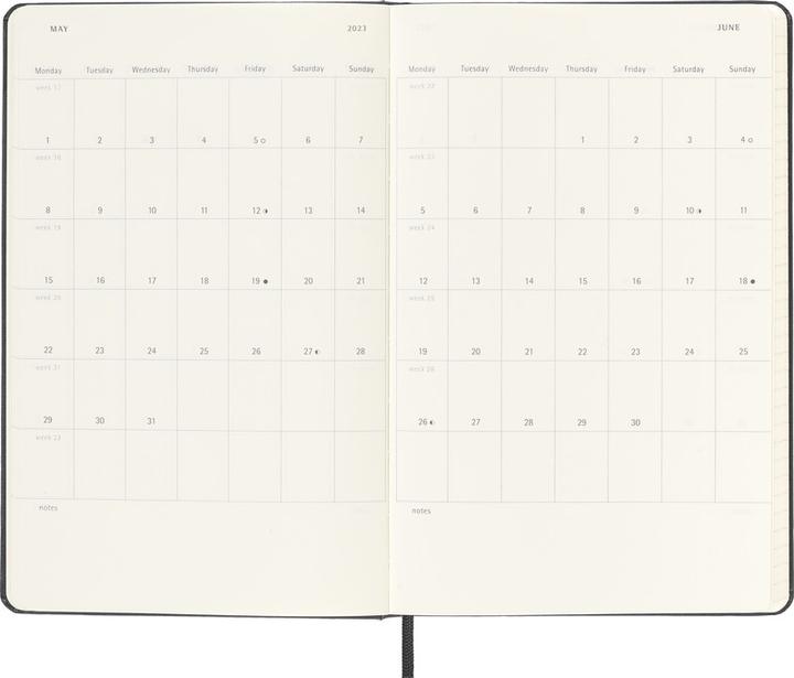 Image du produit Moleskine Agenda des élèves (13 x 21 cm, Anglais)