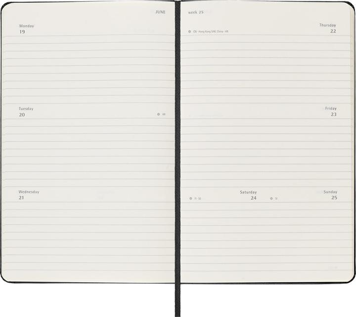 Image du produit Moleskine Agenda des élèves (13 x 21 cm, Anglais)