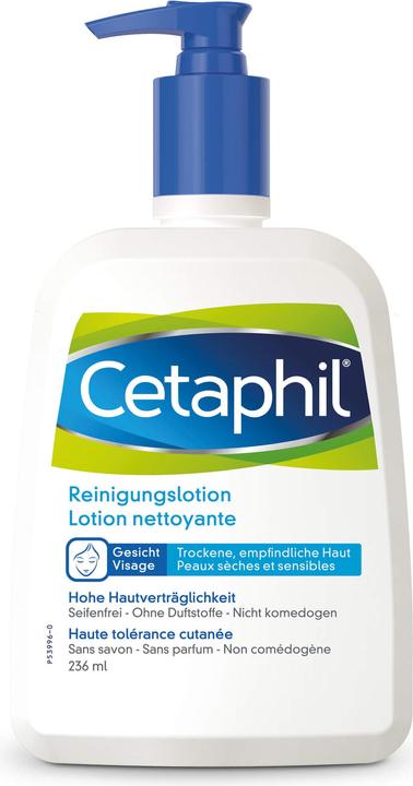 Produktbild Cetaphil Reinigungslotion für trockene, empfindliche Haut, 236 ml Lotion (236 ml)