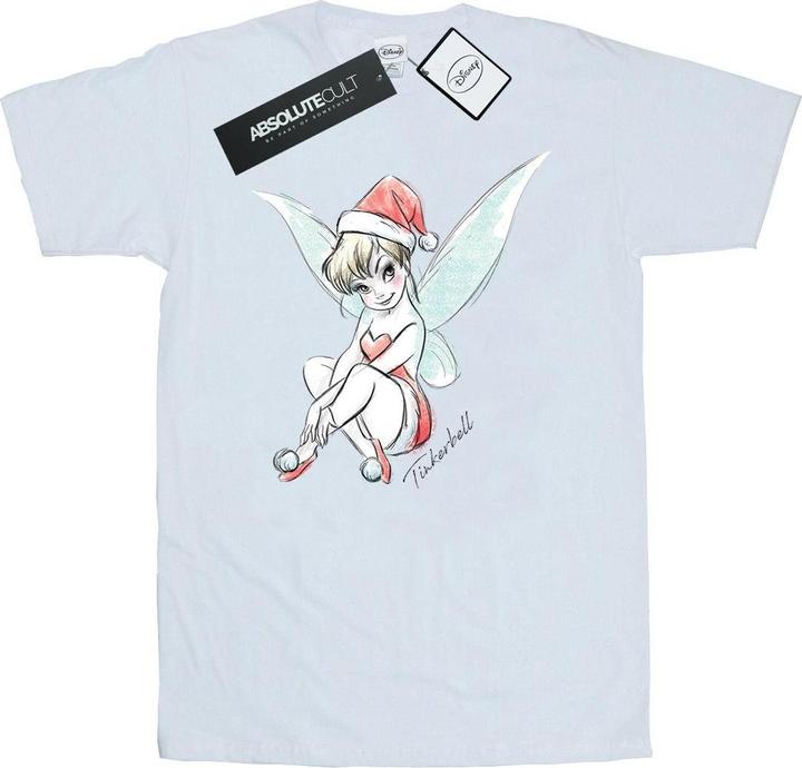 Actual product image Disney Mens Tinkerbell Christmas Fairy T-Shirt (XL)