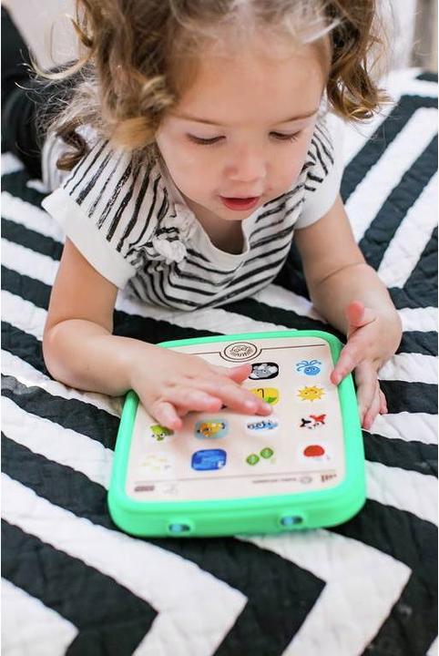 Actual product image Hape Baby Einstein Baby Learning Tablet (Italian, German, English)