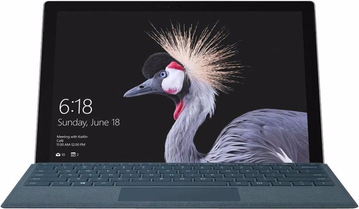 Microsoft Surface Pro (4G, 12.30", 256 GB, Silver, Black)