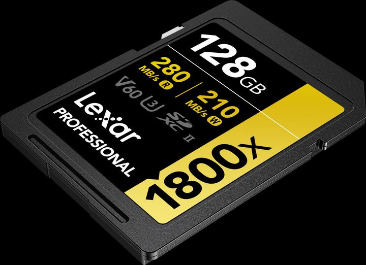 Produktbild Lexar Pro 1800x R270 SDXC (128 GB, SDXC, U3, UHS-II)