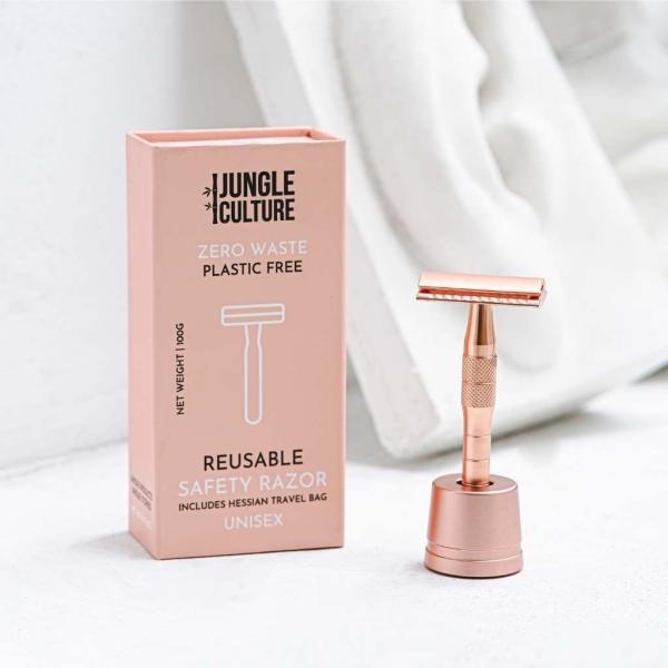 Jungle Culture Rasierhobel Ständer fürRasierer in Roségold