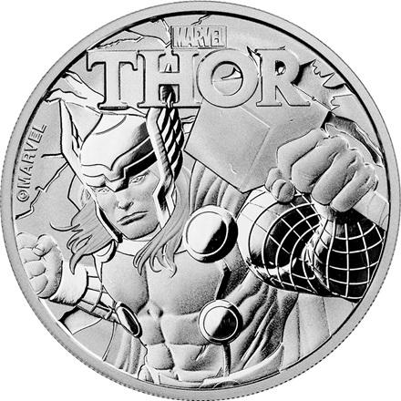 New Zealand Mint Silber Thor 1 oz - Marvel Serie (999.90, 2018)