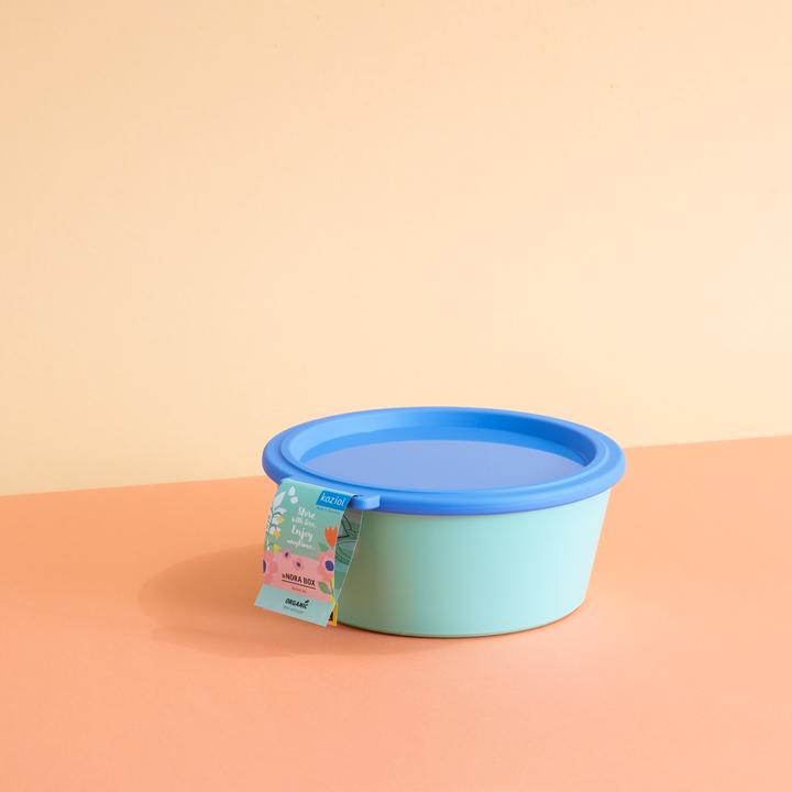 Productafbeelding Koziol Schaal Nora Box 18,8 cm, 1 stuk, Sweet Green/Strong Blue (18.80 cm, 1.30 l, 1 x)