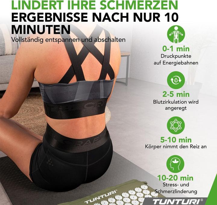 Produktbild Tunturi Akupressur-Matte und -Kissen