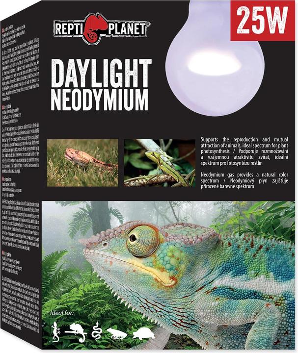 Image du produit Repti Planet Lampe pour terrarium Daylight Neodymium 25 W (UVA)