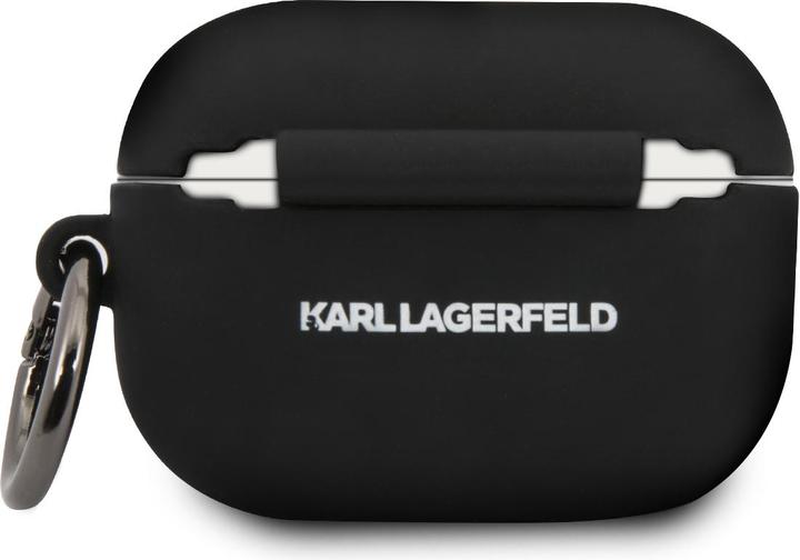 Actual product image Karl Lagerfeld Airpods Pro 3D Logo NFT Karl Head Silicone Case (Headphone bag)