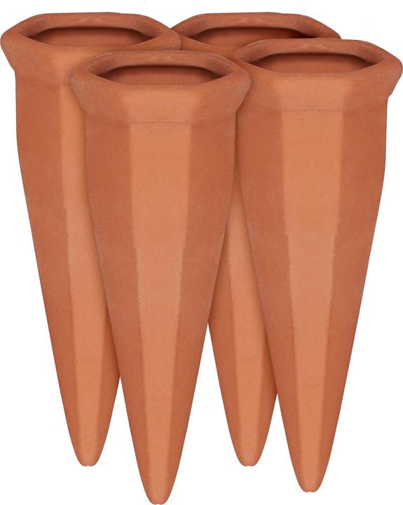 Relaxdays Clay Watering Cones Set of 4 (Clay cone)