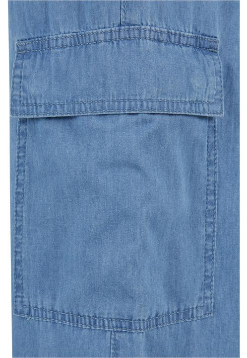 Produktbild Urban Classics Ladies Light Denim Cargo Pants - 138401 (XL)