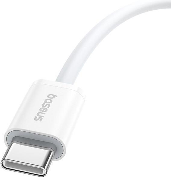 Immagine prodotto Baseus Superior Series ll USB-C - Cavo USB-C 30W 480Mb/s 1m - bianco (1 m, USB 2.0)