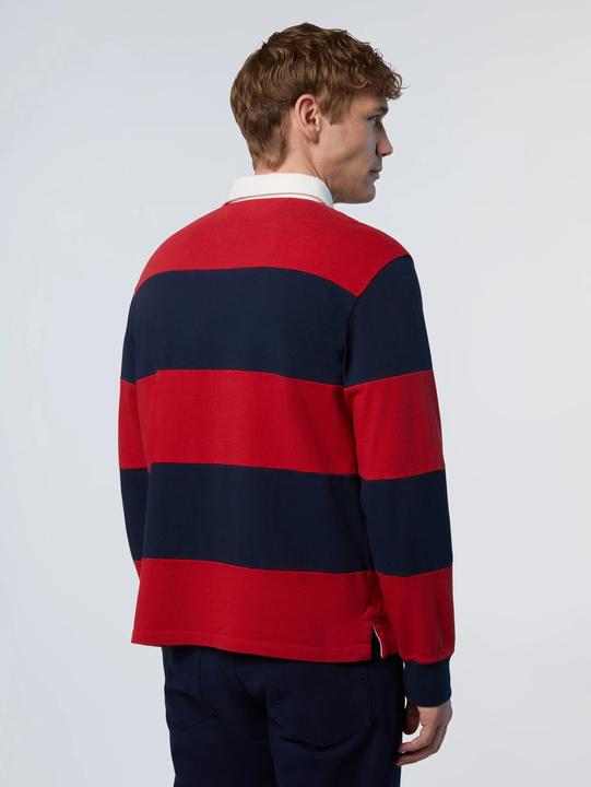Actual product image North Sails long sleeve polo w/logo (M)