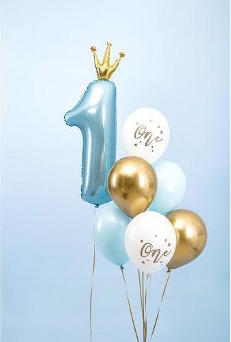 Actual product image Partydeco Balloons for the 1st birthday "One