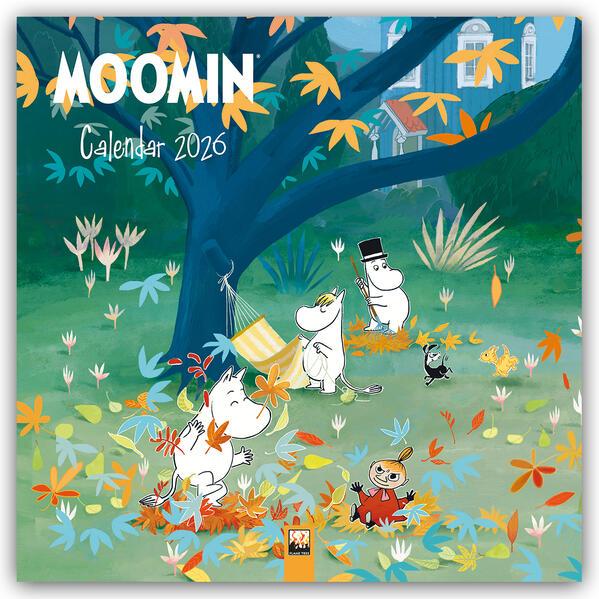 Actual product image Moomin Wall Calendar 2026 (Art Calendar) (German)