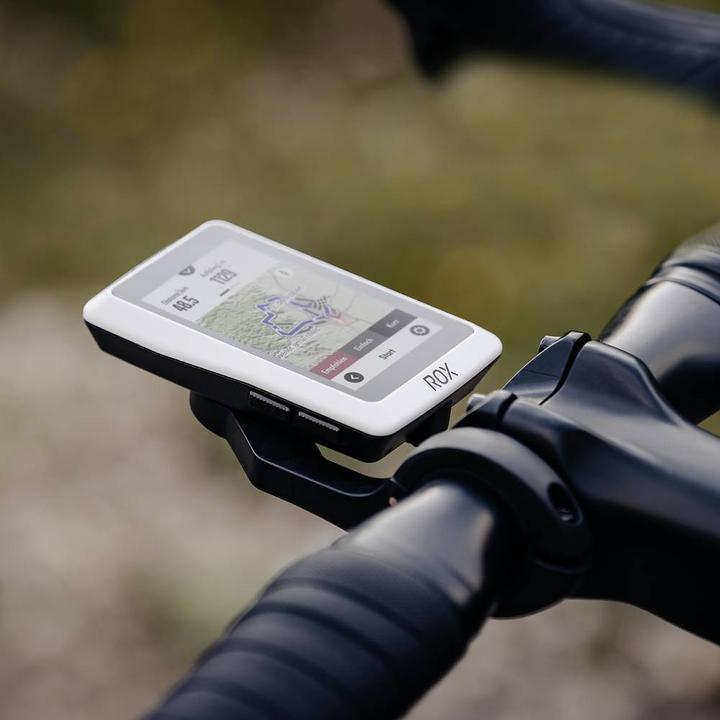 Actual product image Sigma Sport ROX 12.1 Evo GPS Fietscomputer - White - long Butler GPS out-front houder