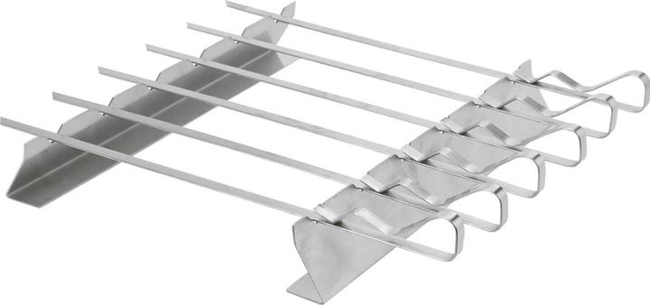 Vaggan 6 Grillspiesse mit Ablage-Gestell, Edelstahl