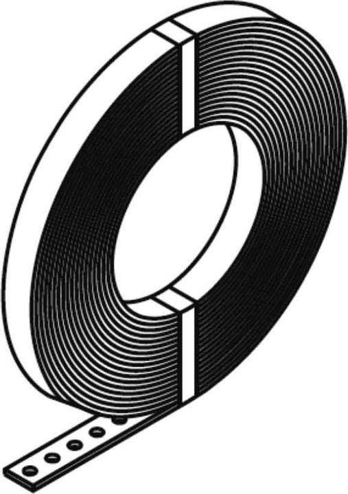 Actual product image Pollmann POLL 1000201 Mounting tape 12x0.75mm w.sheathing roll 10m (12 mm)
