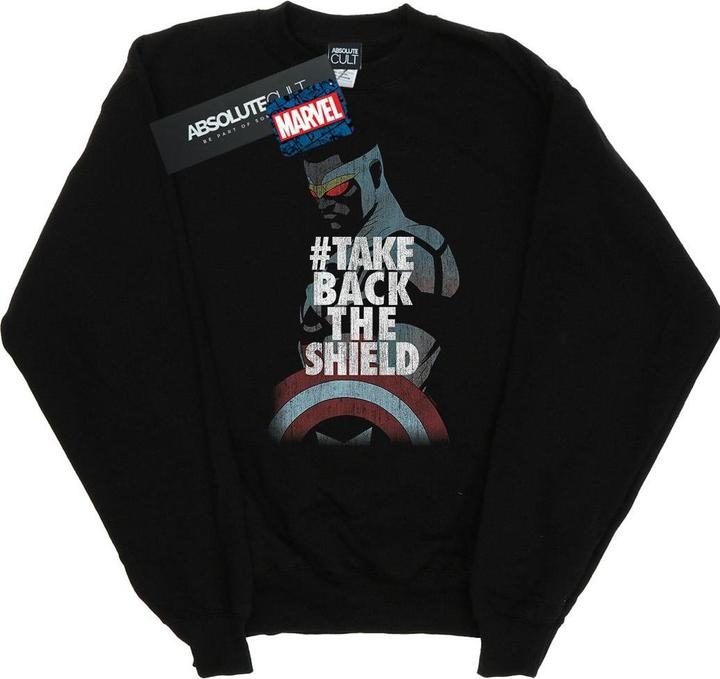 Immagine prodotto Captain America Sam Wilson Take Back The Shield Felpa Uomo (S)