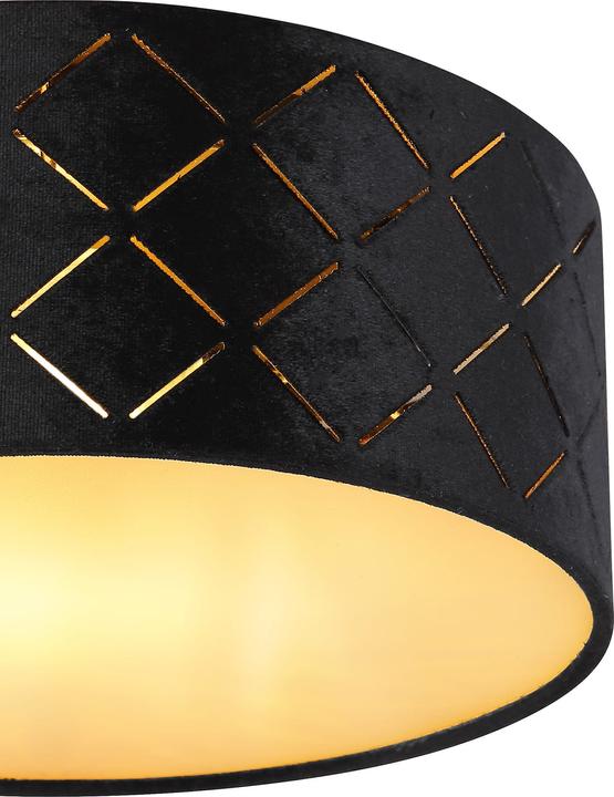 Actual product image Globo Ceiling lamp Sunna black 1xE27 LED (E27)