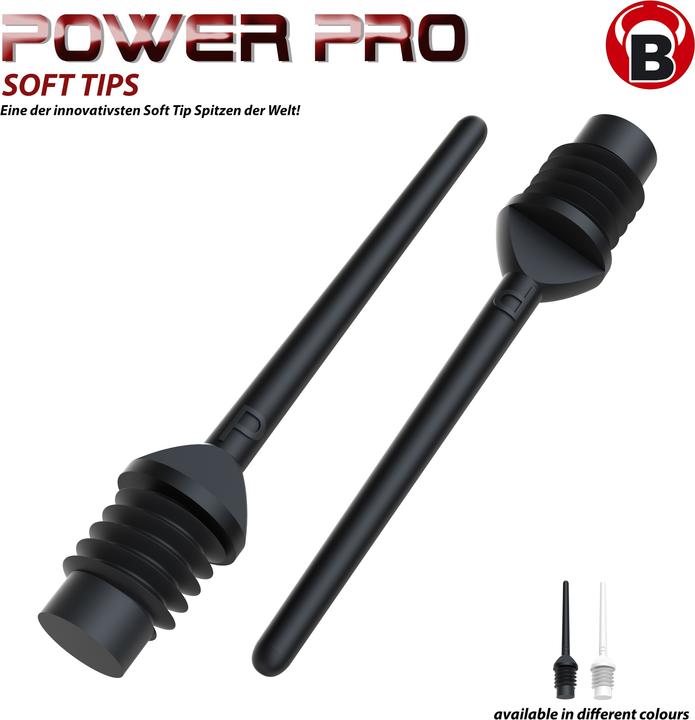 Image du produit Bull's Mega Point Tips Long 6mm(2BA)