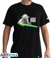 ABYstyle STAR WARS - T-Shirt Yoda Judge me... - Black (S) (S)