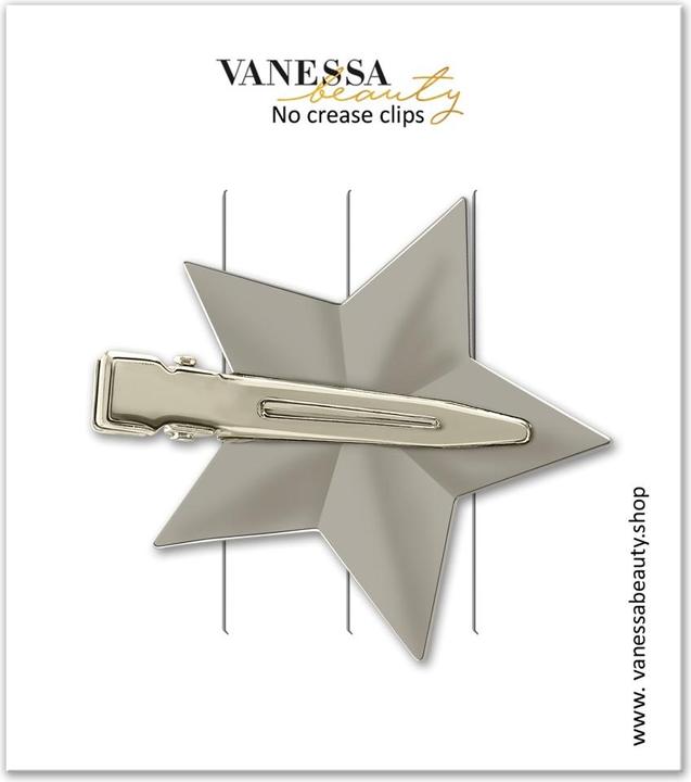 Image du produit Vanessa Beauty Clips sans couture - Star Silver (Blasons, Élastiques à cheveux)