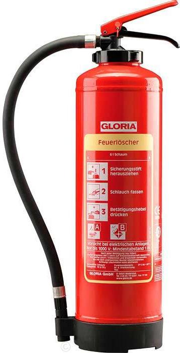 Gloria Schaumfeuerlöscher S6 SK Standard (A, B)