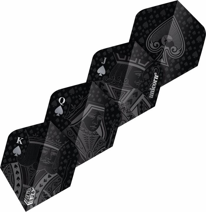 Actual product image Unicorn Ultra Fly 100 Black Royal Flush Flights