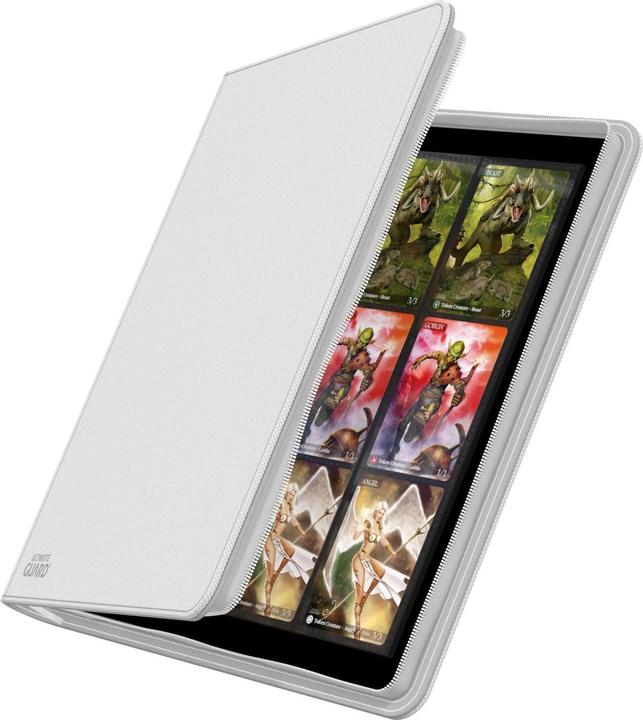 Image du produit Ultimate Guard QuadRow Zipfolio 12-Pocket blanc