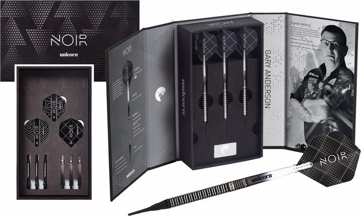 Unicorn World Champion Gary Anderson NOIR Soft Darts Presentation Box (18 g)