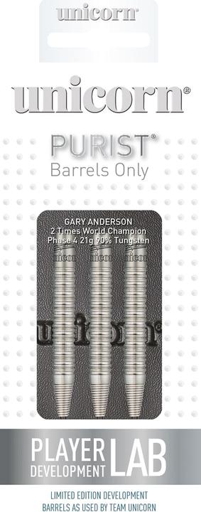 Produktbild Unicorn Phase 4 Gary Anderson Purist Steel Barrel