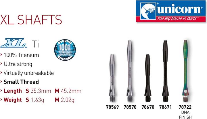 Unicorn XL Ti Shaft (M (45 mm))