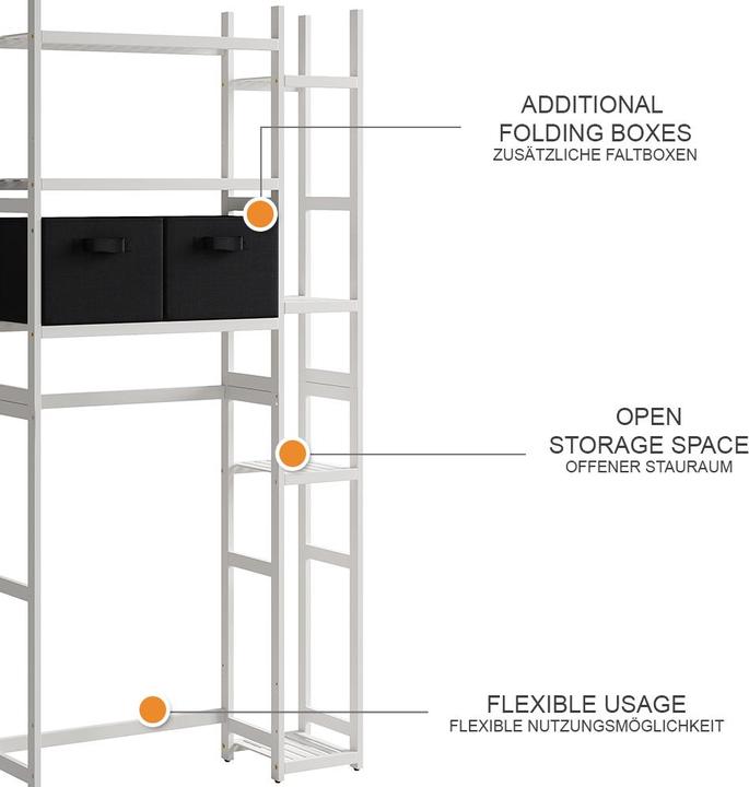 Actual product image Vicco Bilbao (78.5 x 23.5 x 163 cm)
